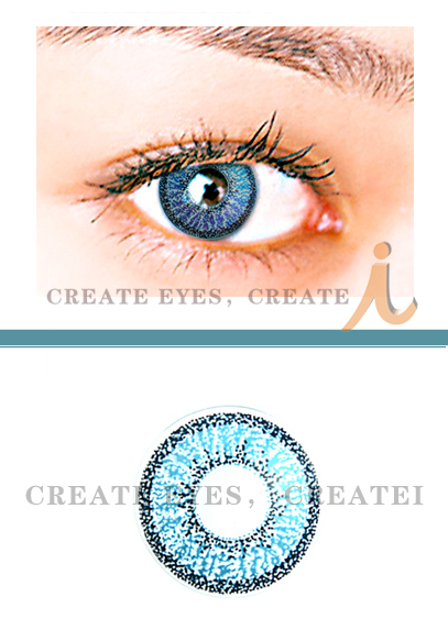Shining Aqua Colored Contact Lenses (Pair)