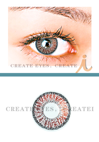 Shining Brown Colored Contact Lenses (PAIR)