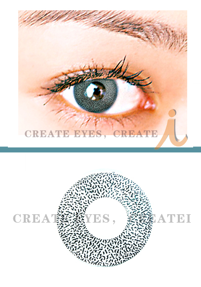 Grey Single Colored Contacts (PAIR)