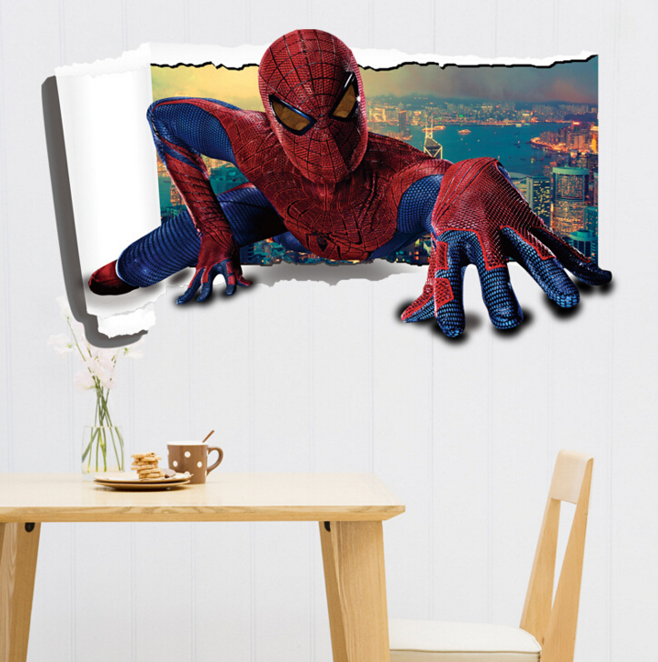 Spider Man 3D Window Sticker Wall Sticker